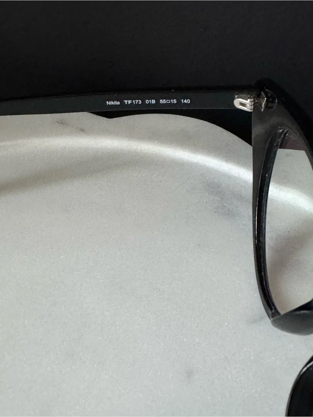 Vintage Tom Ford Black Nikita TF173 Cat-Eye Glasses - Picture 2 of 3
